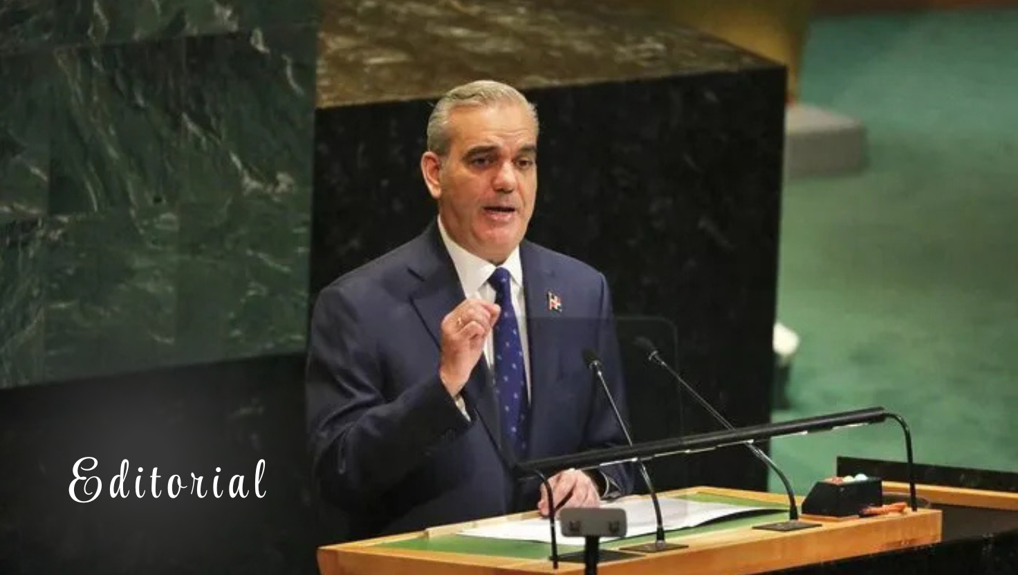 En este momento, la voz de la República Dominicana se alzó con fuerza en la ONU