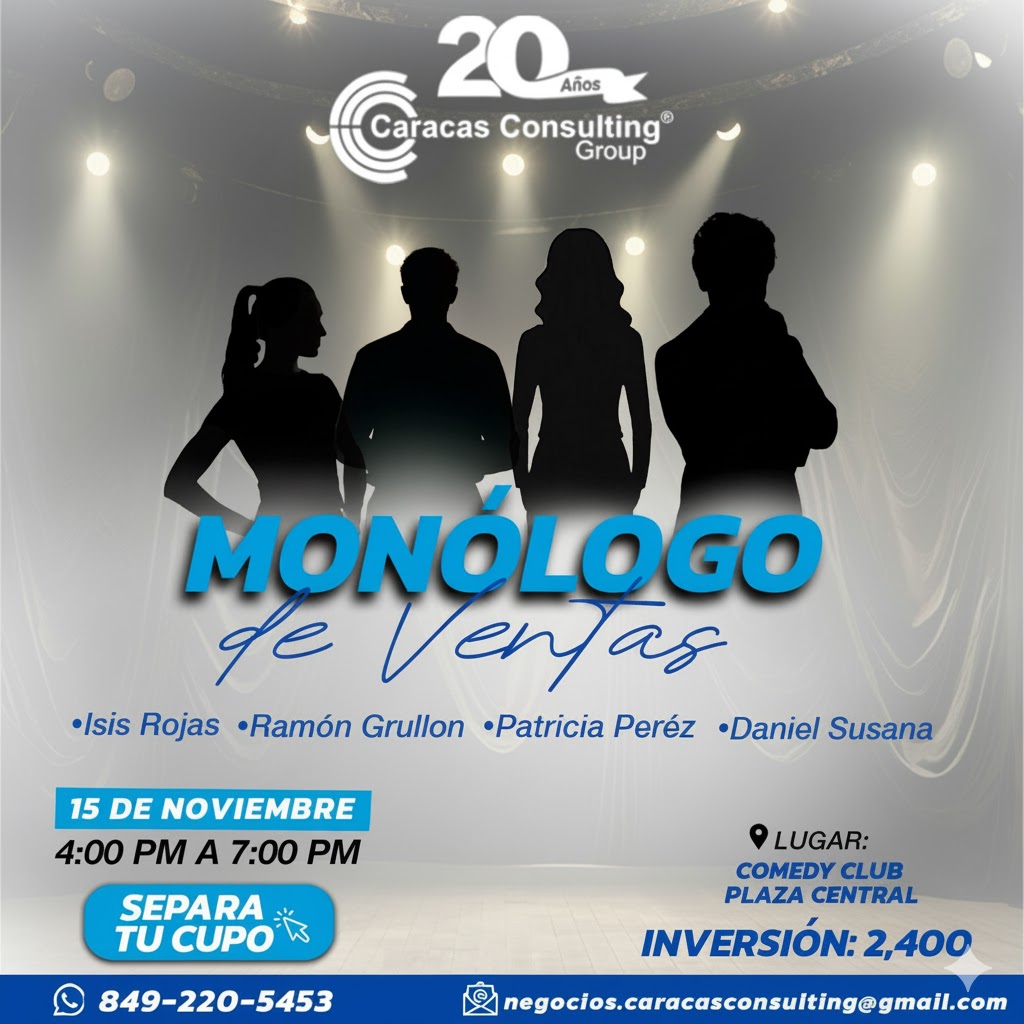 Monólogo de Ventas: El taller vivencial que revolucionará tu estrategia comercial