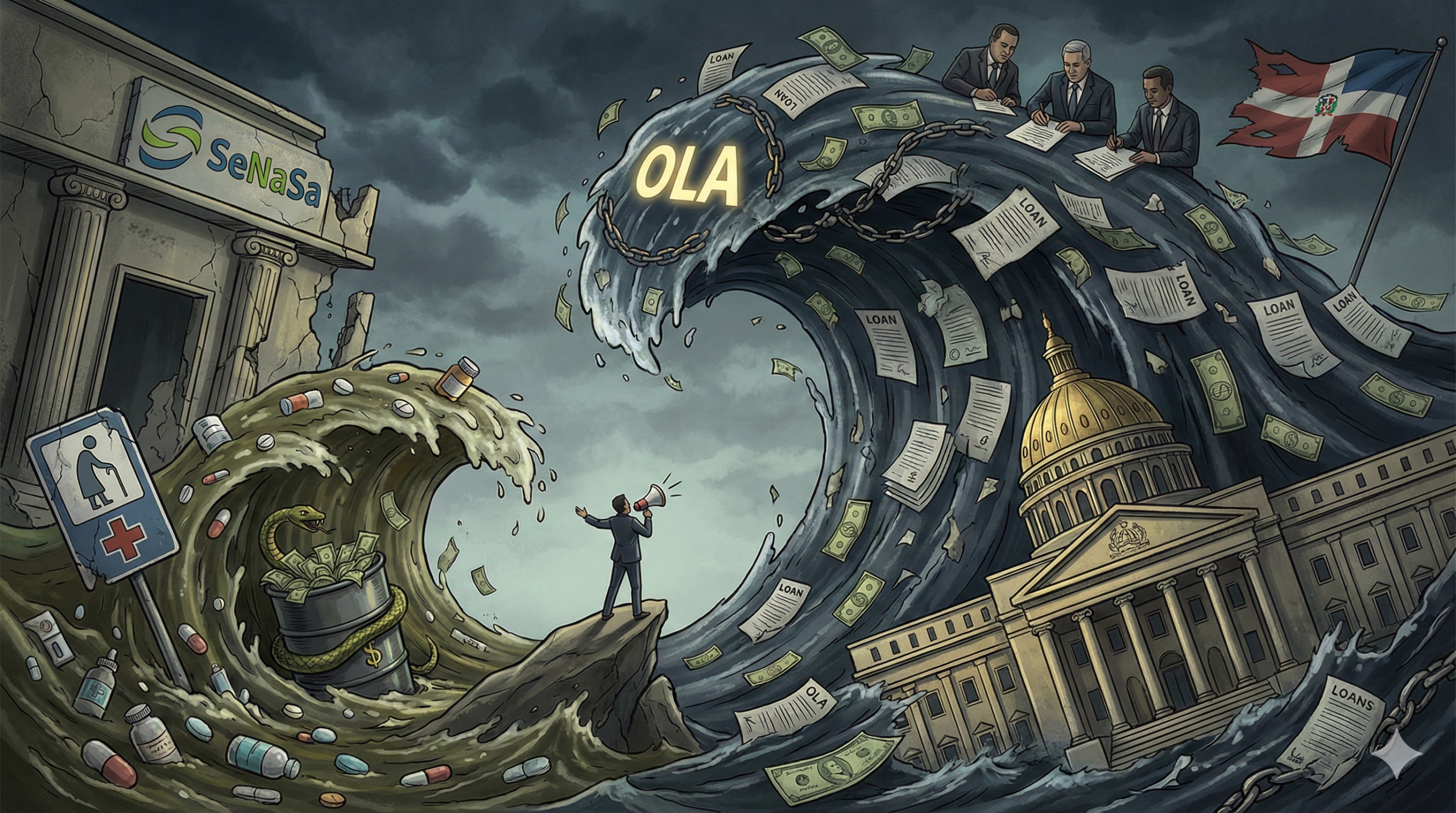 La OLA de préstamos en el Congreso, luego del tsunami en SeNaSa