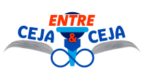 logo entre ceja y ceja